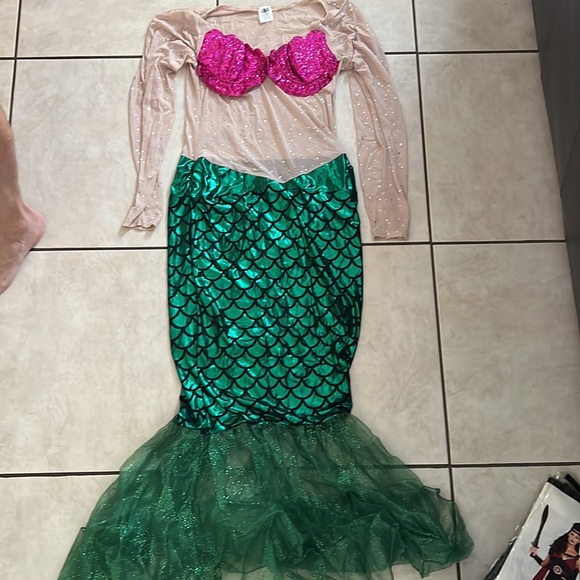 Other - Womens mermaid costume and wigs